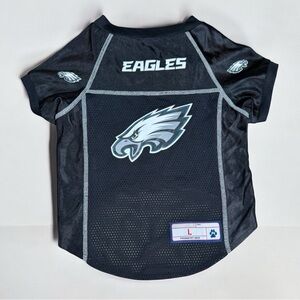 Little Earth NFL Philadelphia Eagles Pet Jersey Shirt Black Size L